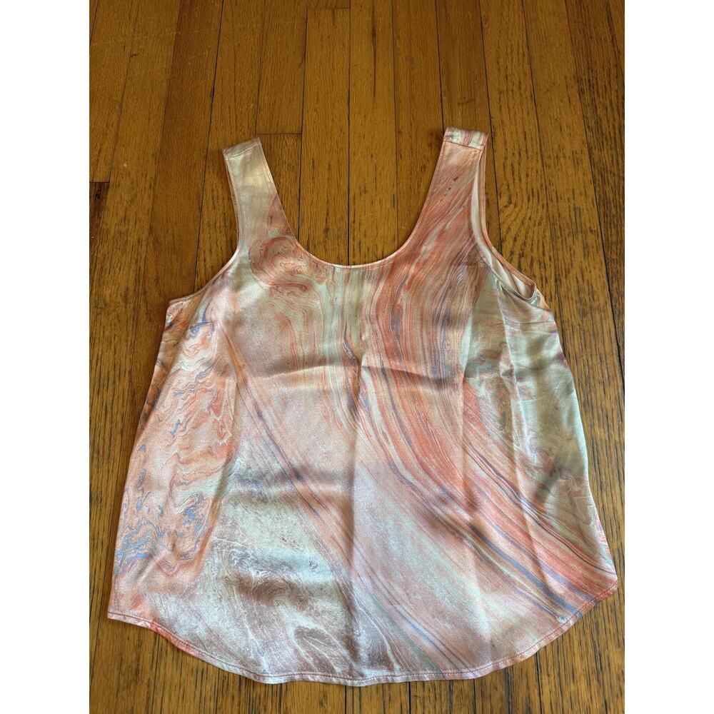 Rails Top Shorts Set Womens Small Extra Small Pastel Marble Ida Leighton Lounge - Picture 7 of 10